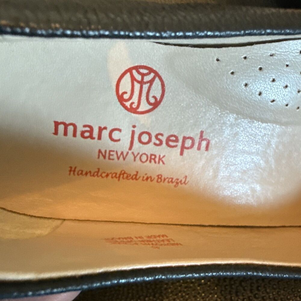 Marc Joseph New York Womens Midtown Pumps US 6 Black Leather Round Toe - Picture 2 of 11
